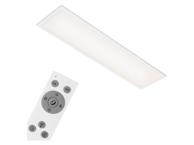 Gehe zu Vollbildansicht: Briloner LED Decken-Panel, dimmbar, Farbtemperatursteuerung 1 x 0,25m - Bild 1