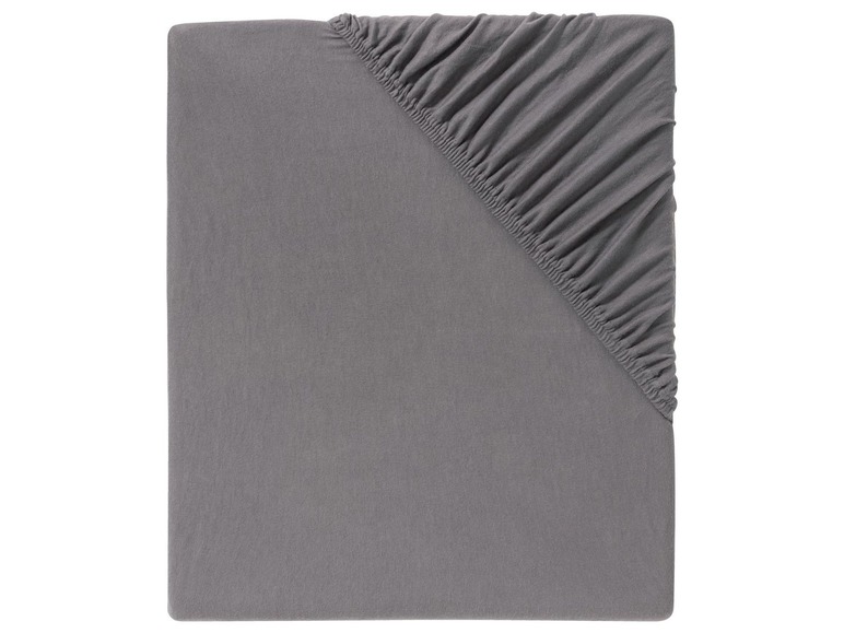 Gehe zu Vollbildansicht: MERADISO® Jersey Spannbettlaken, 2 Stück, enthält Baumwolle, bügelfrei, 90-100 x 200 cm - Bild 9