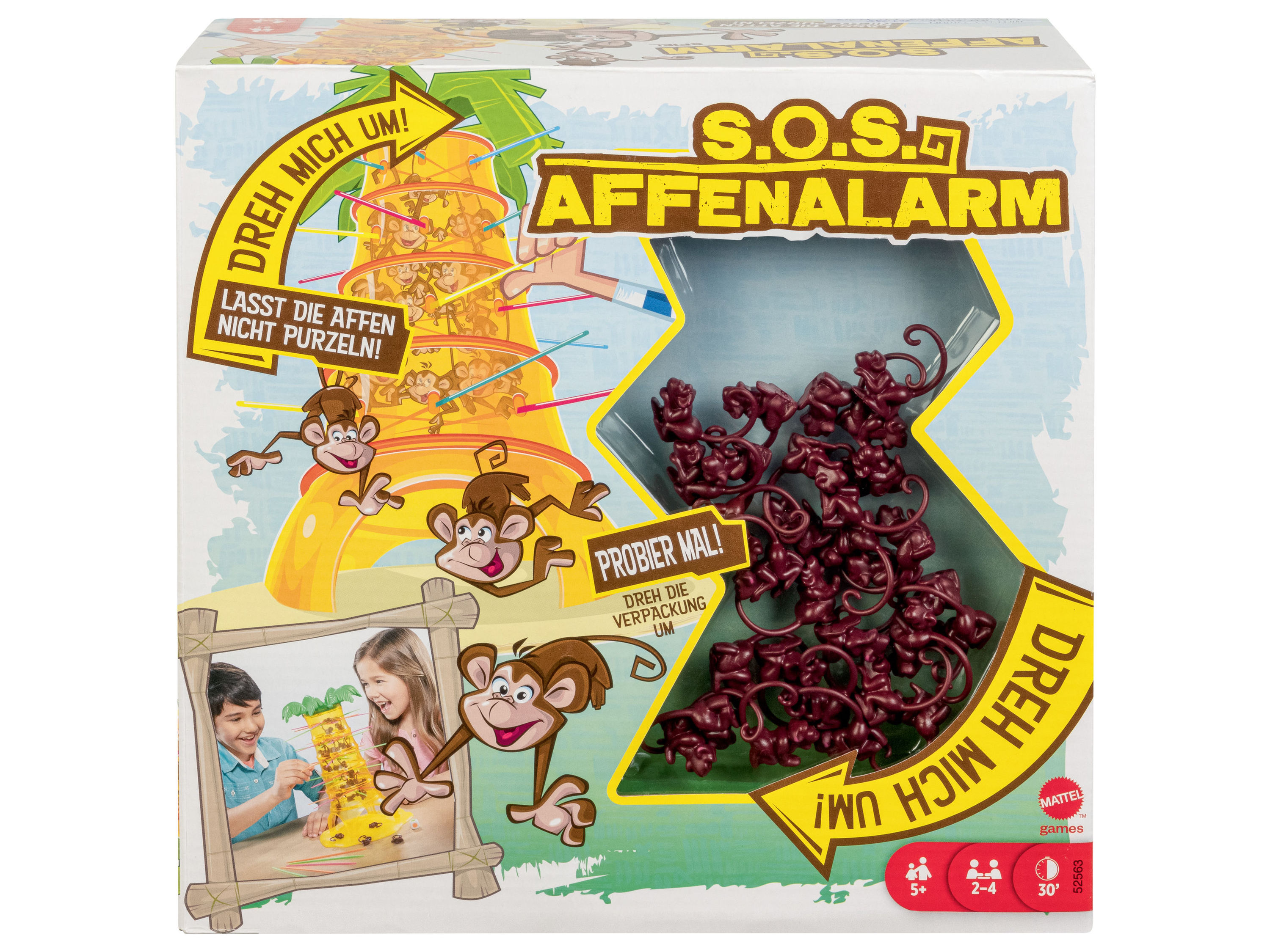 Mattel Spiele Gesellschaftsspiel »S.O.S. Affenalarm« | 05011363525630