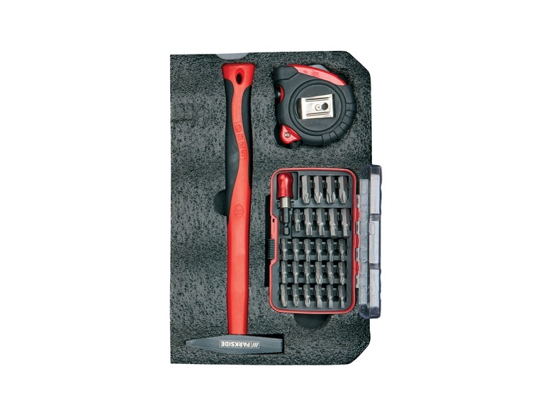 Gehe zu Vollbildansicht: PARKSIDE® Werkzeugkoffer, 101-teiliges Werkzeug-Set, in stabilem Koffer - Bild 5