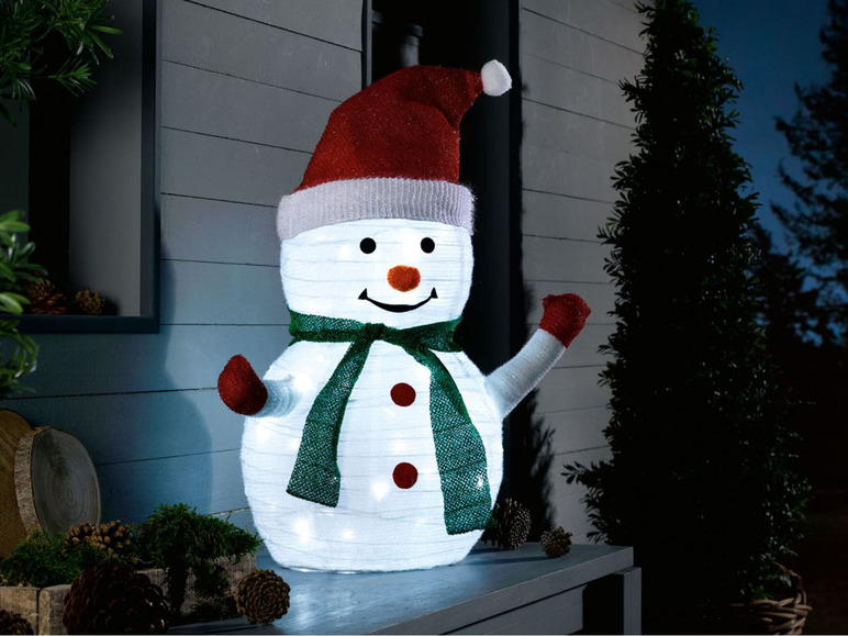 Gehe zu Vollbildansicht: MELINERA® Pop Up Outdoor Weihnachtsfigur - Bild 6