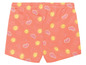 Kurze Hose mit Sonnenschein- und 'Summer'-Motiv.