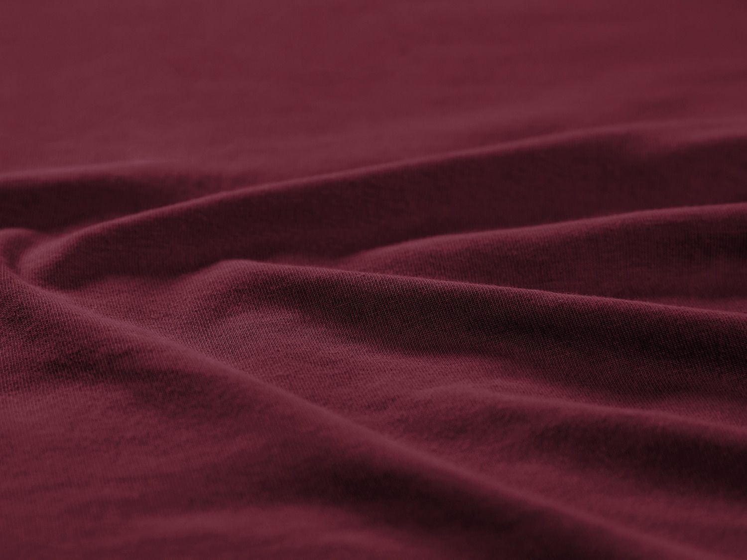 PRIMERA Elastan-Jersey-Spannbetttuch mit Rundumgummi (Bordeaux, 90-100x200 cm) – Bild 2 von 2
