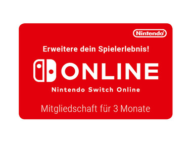 Digitaler Code für: Nintendo Switch Online - 3-monatige Mitgliedschaft