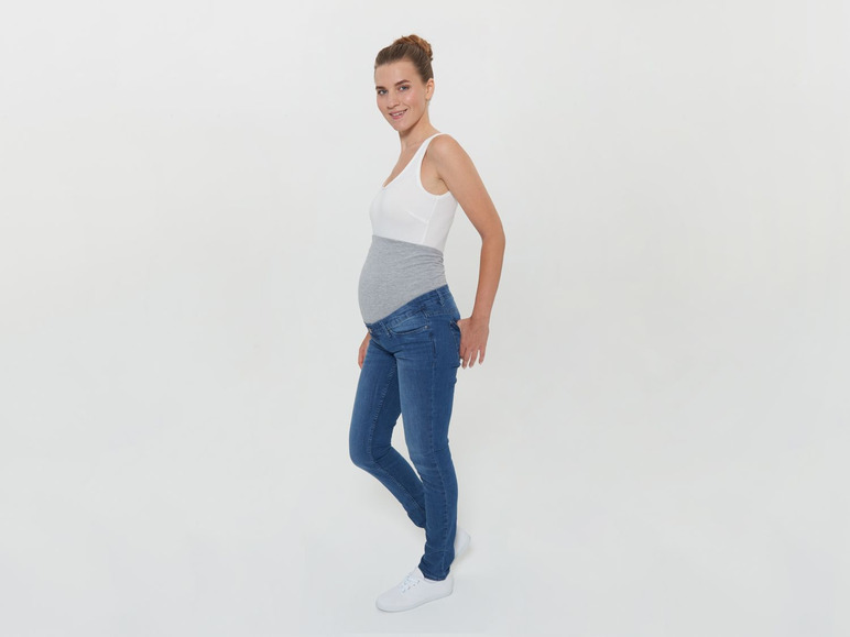 Gehe zu Vollbildansicht: ESMARA® PURE COLLECTION Umstands-Jeans, formstabil, Super-Stretch-Material, Bio-Baumwolle - Bild 3