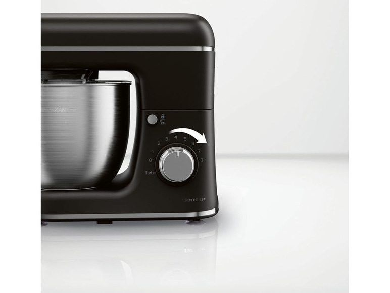 Gehe zu Vollbildansicht: SILVERCREST® Küchenmaschine schwarz SKM 600 B2 - Bild 12