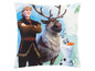 Kissen mit Frozen-Charakteren: Kristoff, Sven und Olaf.