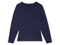 Ein dunkelblaues Langarmshirt.