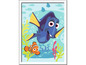 Dorie und Nemo, zwei Fische aus dem Film Findet Nemo, schwimmen im Ozean.