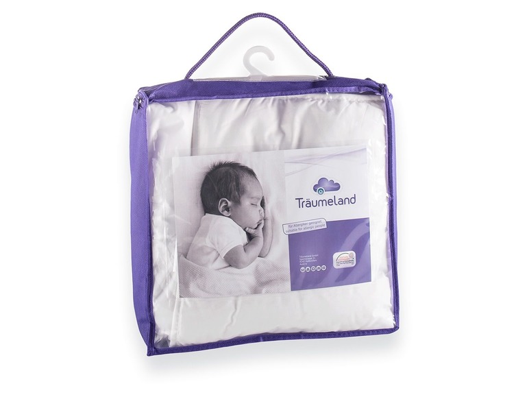 Gehe zu Vollbildansicht: Träumeland Babybettdecke »Tau«, mit Naturfaser TENCEL™, für Allergiker geeignet - Bild 2