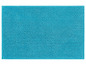 Eine türkisfarbene Badematte mit weicher, runder Textur.