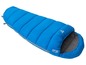 Ein blauer Vango Kant-Junior Schlafsack für Kinder.