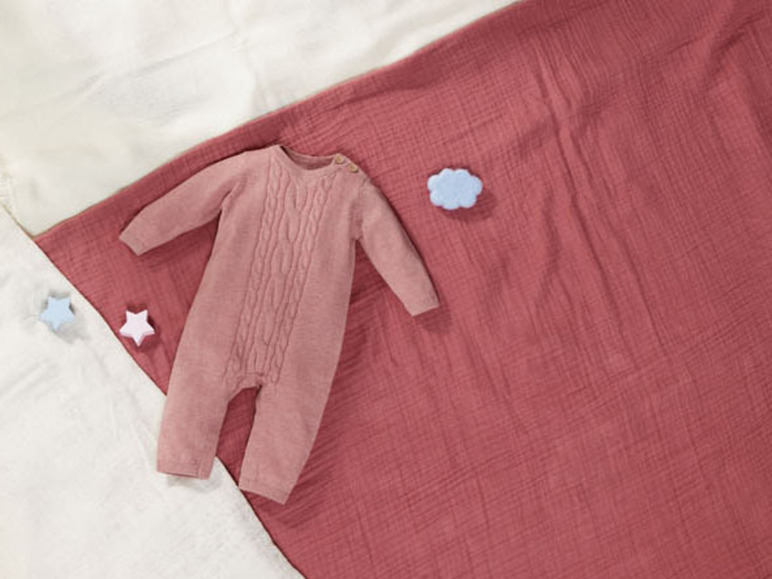 Gehe zu Vollbildansicht: lupilu Baby Mädchen Strickstrampler, mit Bio-Baumwolle - Bild 11