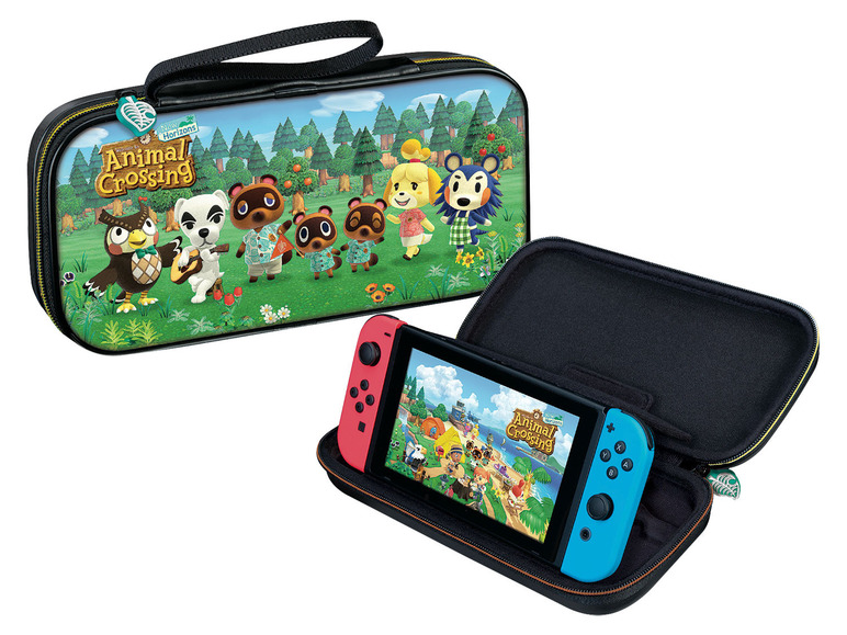 Gehe zu Vollbildansicht: Bigben Nintendo Switch Travel Case, Transporttasche inkl. 1x4-Spiele-Game-Box, 1x 2-Micro-SD-Card-Box - Bild 18