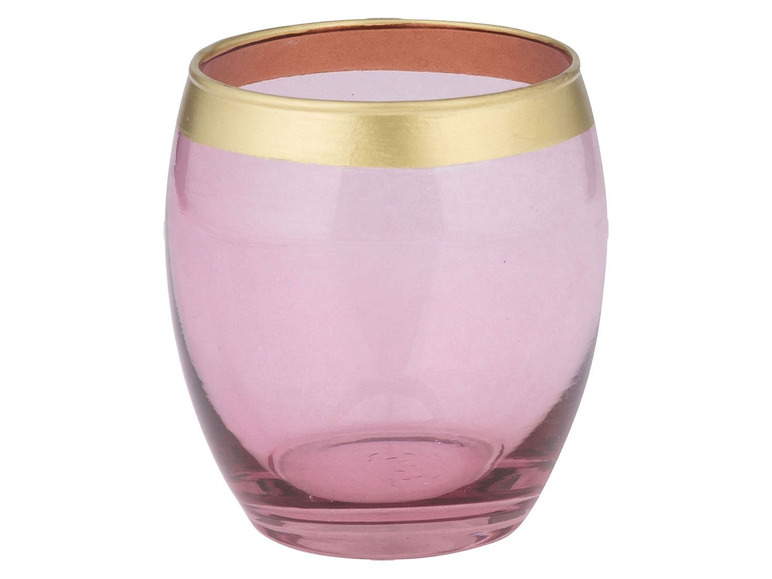 Gehe zu Vollbildansicht: MELINERA® Glas Teelichter, mit Glanzbeschichtung - Bild 5