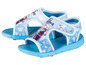 Blaue Disney Frozen II Sandalen für Mädchen.
