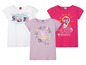 Drei T-Shirts mit sommerlichen Prints von Peppa Pig, My Little Pony und Snoopy.