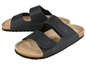 Zwei Paar schwarze Sandalen mit Klettverschluss