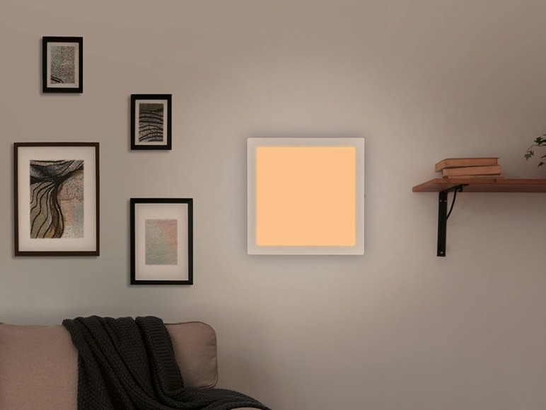 Gehe zu Vollbildansicht: LIVARNO LUX® LED-Leuchtpanel, mit Dimmfunktion für Helligkeit und Farbton, blendfrei - Bild 18