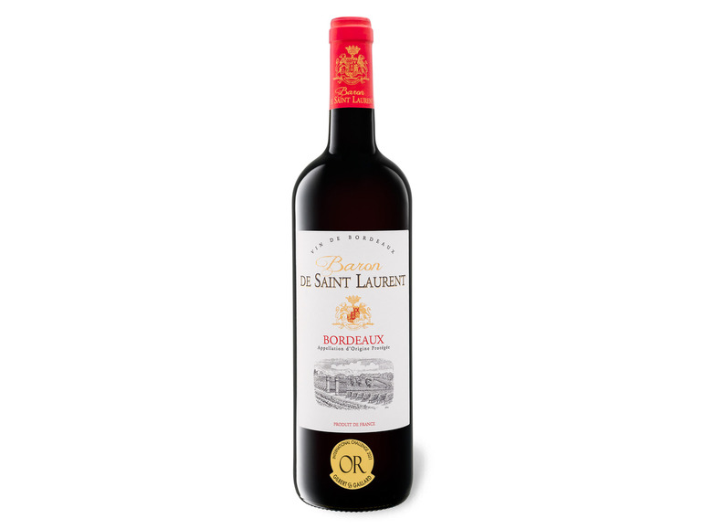 Gehe zu Vollbildansicht: Baron de Saint Laurent Lalande de Pomerol Bordeaux AOP trocken, Rotwein 2022 - Bild 1