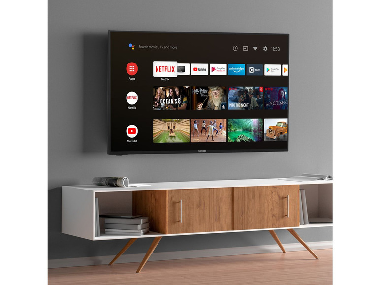 Gehe zu Vollbildansicht: Techwood U43XA53B 43 Zoll Fernseher (Android 9.0 Smart TV inkl. Prime Video / Netflix, 4K UHD mit Dolby Vision HDR / HDR 10, Bluetooth, Triple-Tuner) - Bild 7