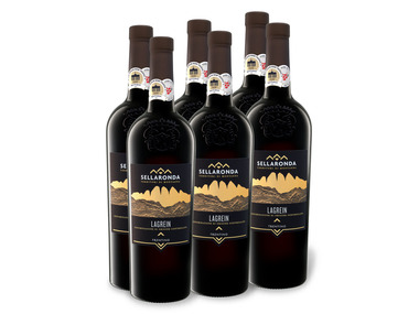 6 x 0,75-l-Flasche Weinpaket Sellaronda Lagrein Trentino DOC trocken, Rotwein