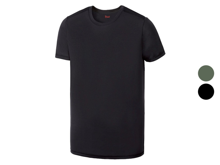 Schwarzes T-Shirt der Marke Crivit.