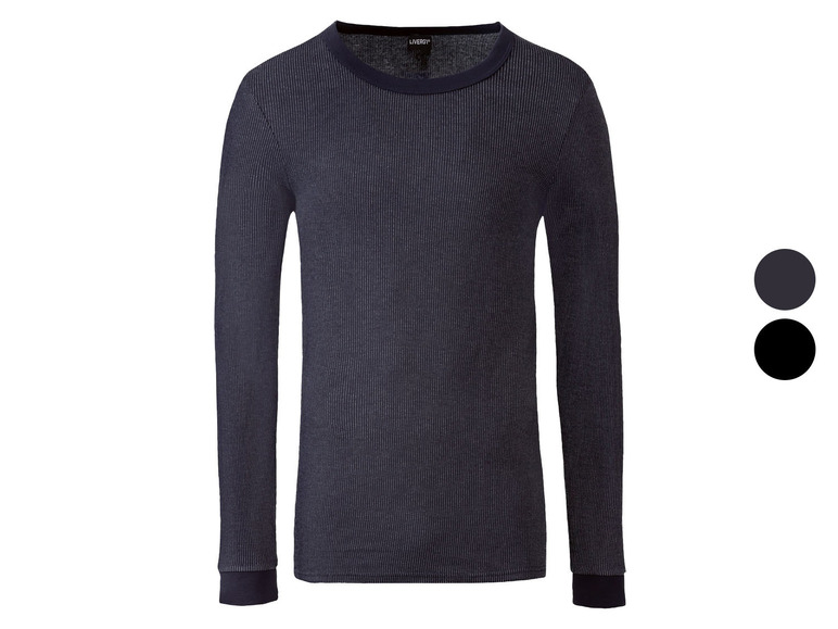 Live Unterhemden in dunkelblau und schwarz