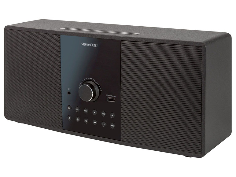 Gehe zu Vollbildansicht: SILVERCREST® Micro-Stereoanlage, mit CD Slot, Bluetooth - Bild 1