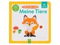 Ein Buch mit einem Fuchs und anderen Tieren für Kinder ab 18 Monaten.