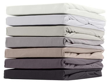 Biberna Jersey Spannbettlaken, 90-200 x 200-220 cm