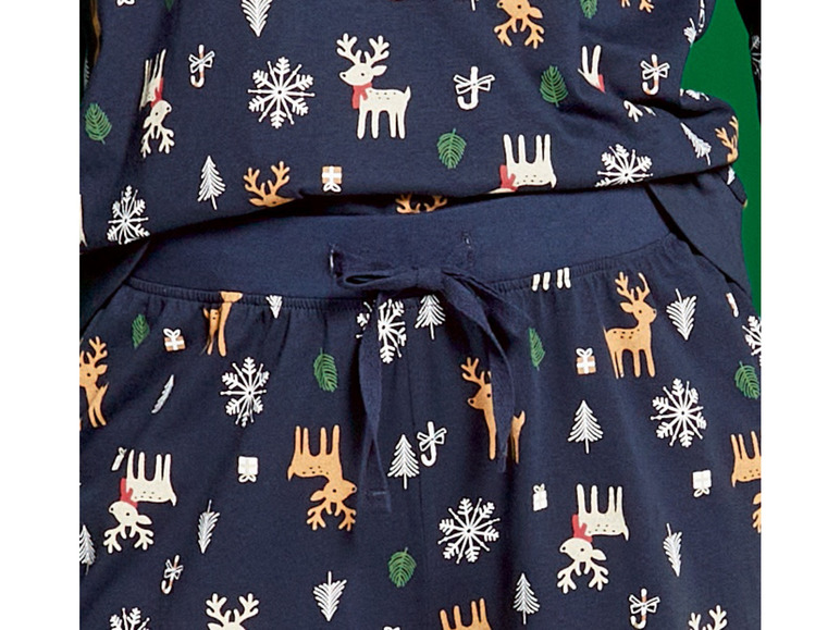 Gehe zu Vollbildansicht: esmara Damen Weihnachts-Pyjama - Bild 9