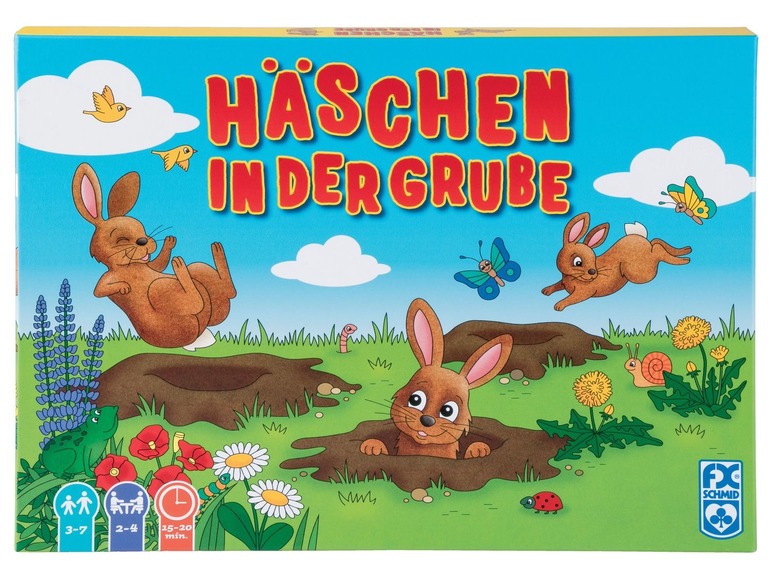 Gehe zu Vollbildansicht: F.X. Schmid Kinder Gesellschaftsspiel "Häschen in der Grube" - Bild 1
