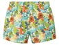 Badeshorts mit Krokodilmuster.