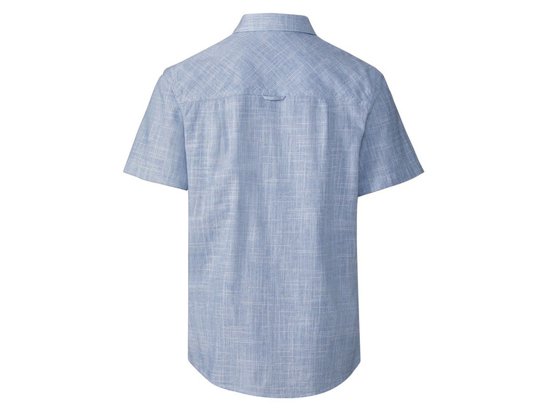 Gehe zu Vollbildansicht: LIVERGY® Freizeithemd Herren, Kent-Kragen, mit Brusttasche, aus reiner Baumwolle - Bild 8