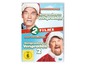 DVD-Hülle mit zwei Weihnachtsfilmen: 'Versprochen Ist Versprochen' mit Arnold Schwarzenegger und 'Larry The Cable Guy: Versprochen Ist Versprochen 2'.
