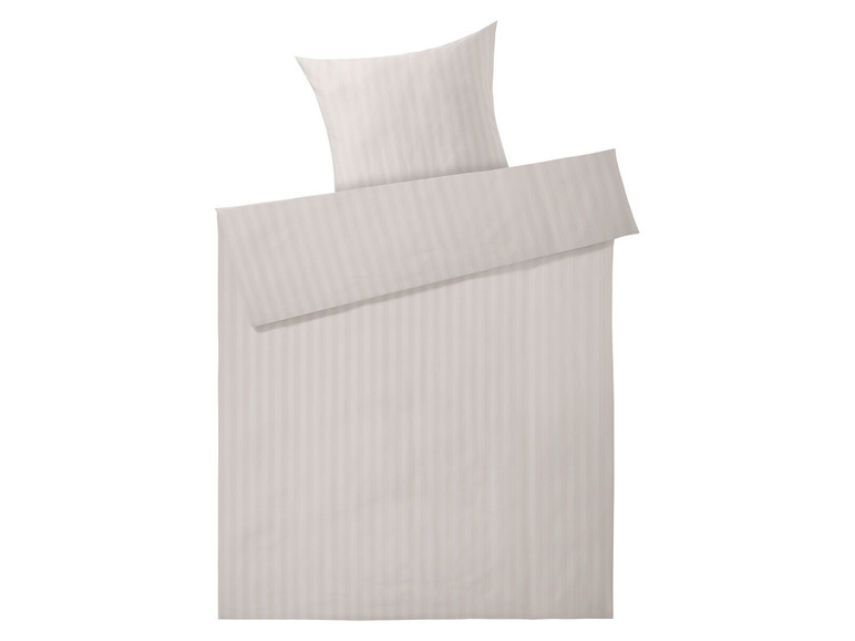 Gehe zu Vollbildansicht: MERADISO® Damast Bettwäsche, 135 x 200 cm, mit Reißverschluss, aus reiner Baumwolle - Bild 2