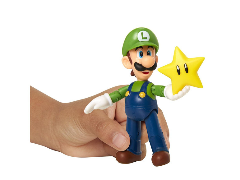 Gehe zu Vollbildansicht: joojee GmbH Nintendo 10 cm Figuren Wave 18 Luigi w/ Star - Fanartikel - Bild 4
