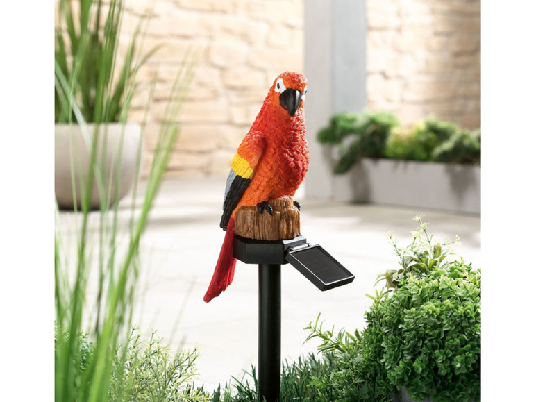 Gehe zu Vollbildansicht: MELINERA® Gartenstecker Vögel, mit Solar LED - Bild 6