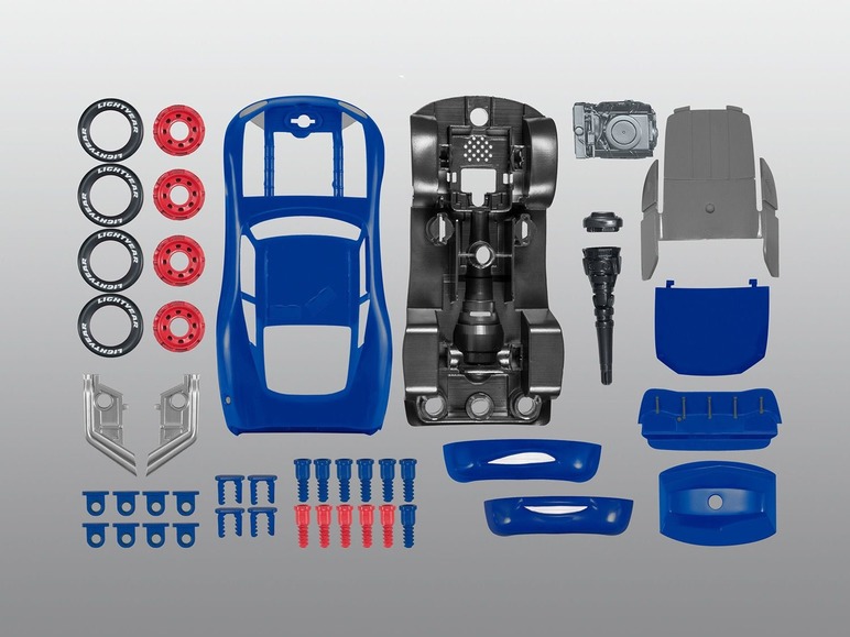 Gehe zu Vollbildansicht: Revell Junior Kit Modellbausatz »The Fabulous Lightning McQueen«, Rennwagen, ab 4 Jahren - Bild 7