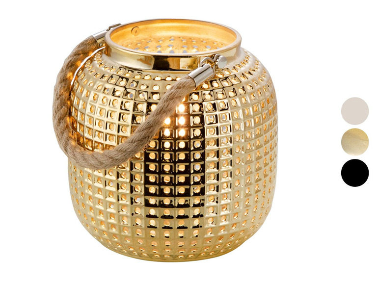 Gehe zu Vollbildansicht: Nino Leuchten Nino Tischleuchte »Bola«, aus Keramik, mit Handkordel - Bild 1