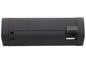 Schwarzer Denon DSB150BT tragbarer Bluetooth-Lautsprecher mit staubabweisendem Stoff.