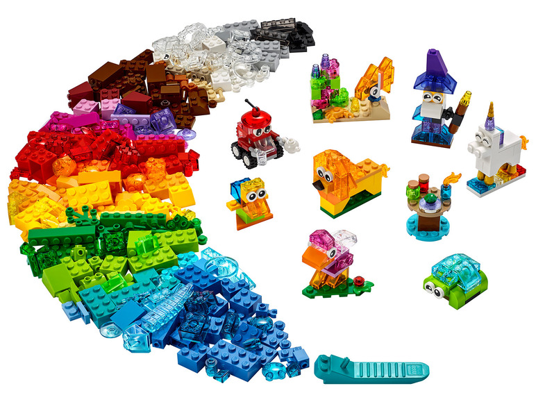 Gehe zu Vollbildansicht: LEGO® Classic 11013 »Kreativ-Bauset mit durchsichtigen Steinen« - Bild 3