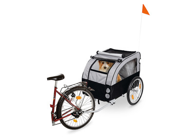 Karlie Doggy Liner Berlin Joggerfunktion Fahrrad Hunde Transport Wagen Anhänger 