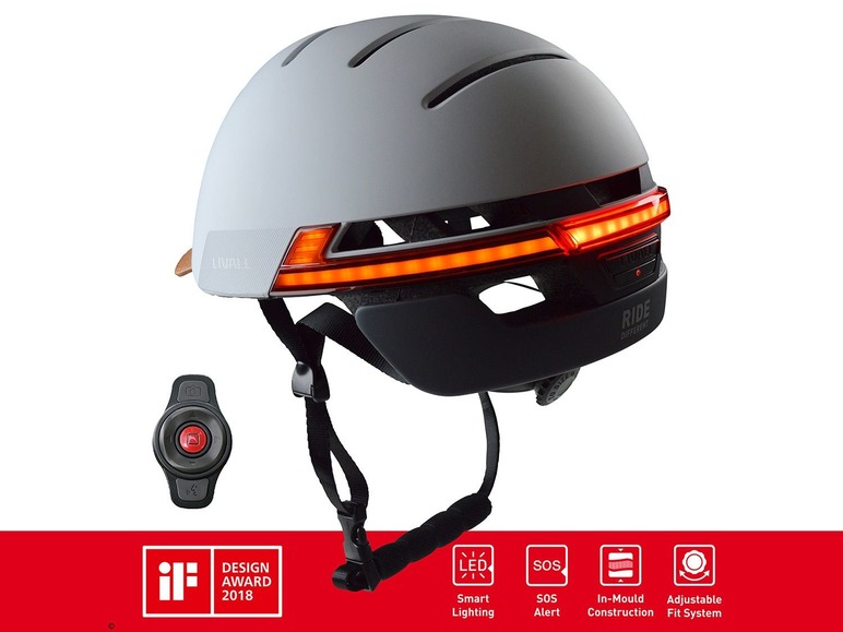 Gehe zu Vollbildansicht: Livall Fahrradhelm »Helmet Bh51T«, LED Lichtsystem, SOS Alarm, Blinkerfunktion - Bild 19