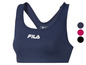 Ein dunkelblauer Sport-BH von Fila.