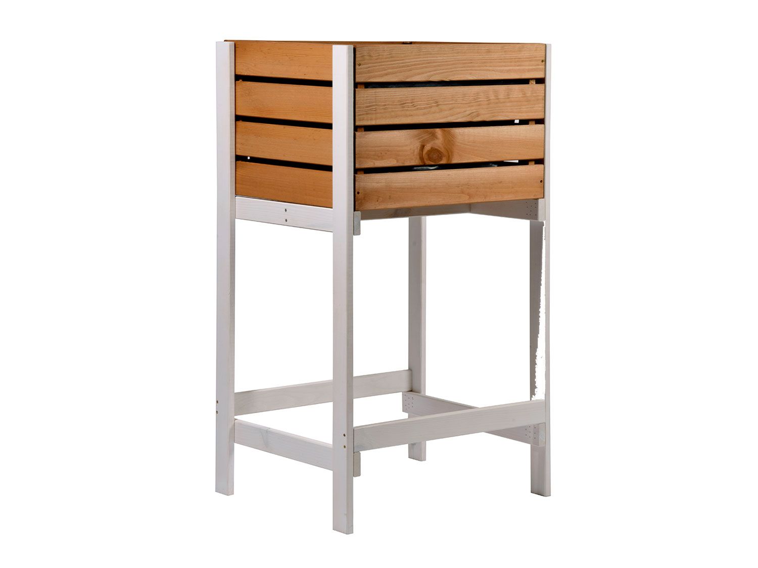 dobar Hochbeet Obstkiste, 49x42x90 cm (Braun) | 04042085586587