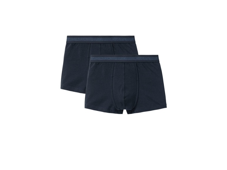 Gehe zu Vollbildansicht: LIVERGY® Boxershorts Herren, 2 Stück, mit Baumwolle, mit Elasthan - Bild 10