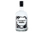 Eine Flasche Greanyard Wodka mit einem schwarz-weißen Design.