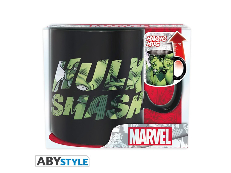 Gehe zu Vollbildansicht: Abysse Deutschland GmbH Tasse Thermo Marvel Hulk Smash - Fanartikel - Bild 3